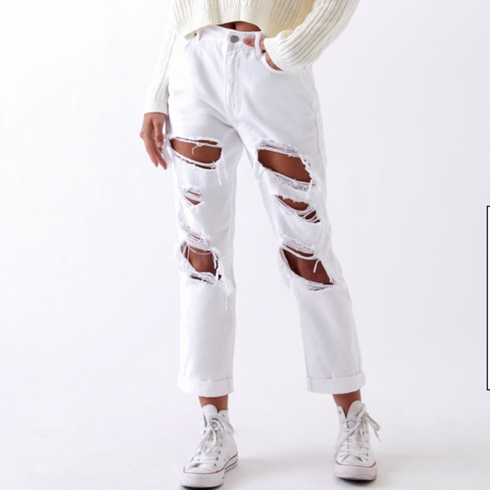 Pacsun White Mom Jeans